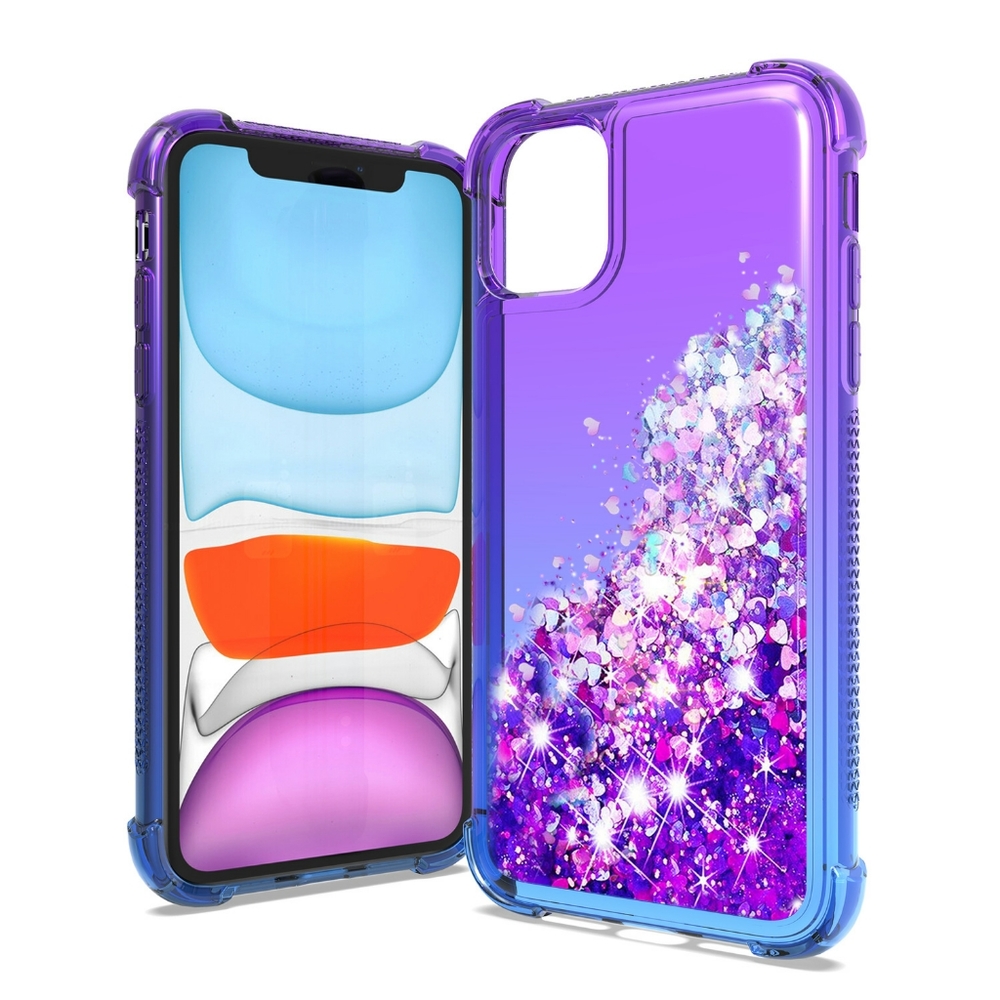 APPLE IPHONE 11 Shiny Flowing Glitter Liqu…